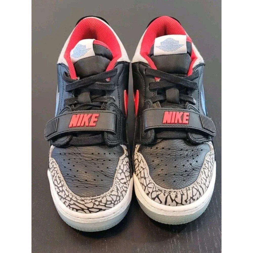 Nike Air Jordan Legacy 312 Low GS Black Blue Red CD9054-004 Size 5Y Women's 6.5